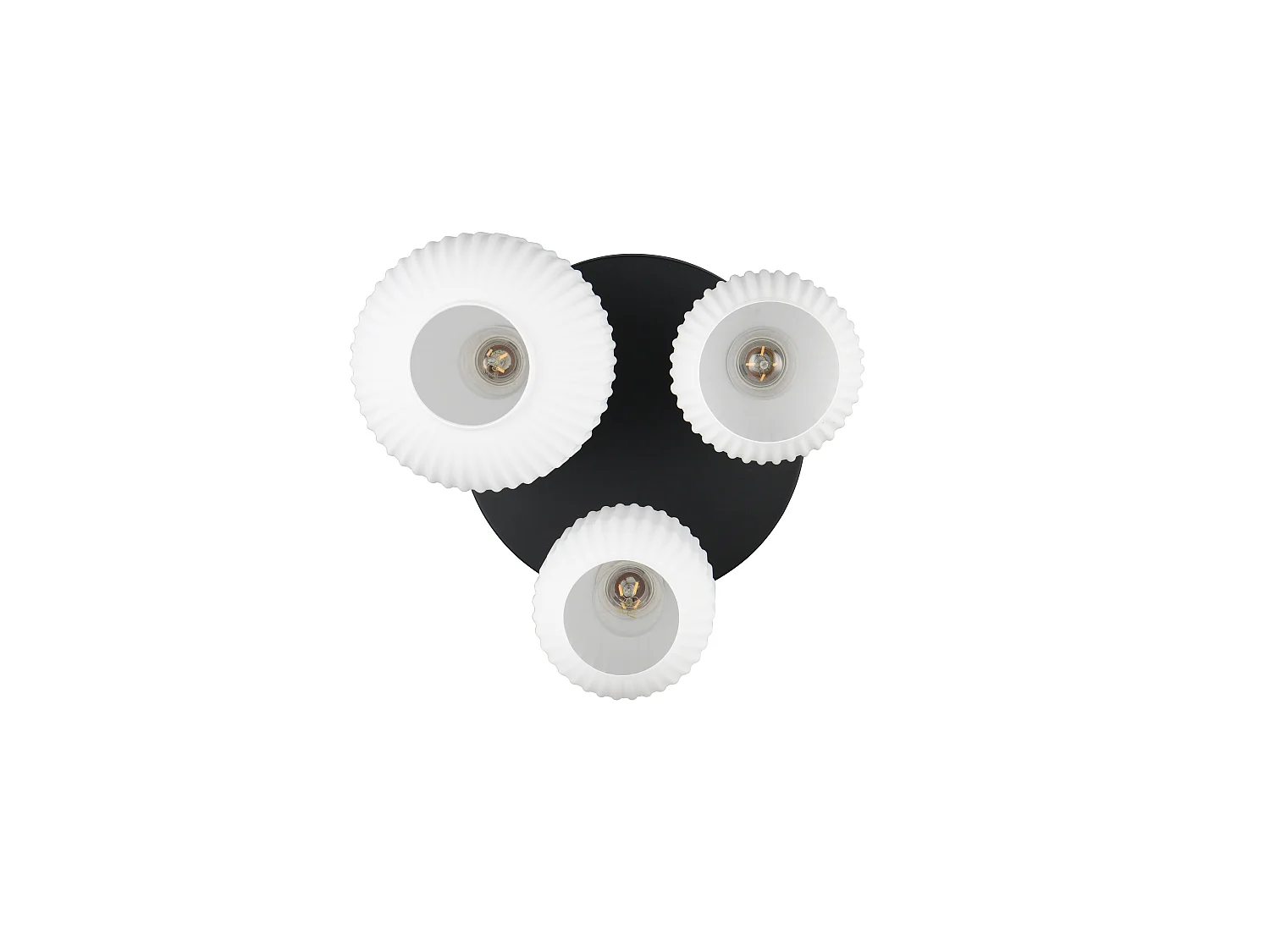 Plafonnier trois lampes 39 cm Diva