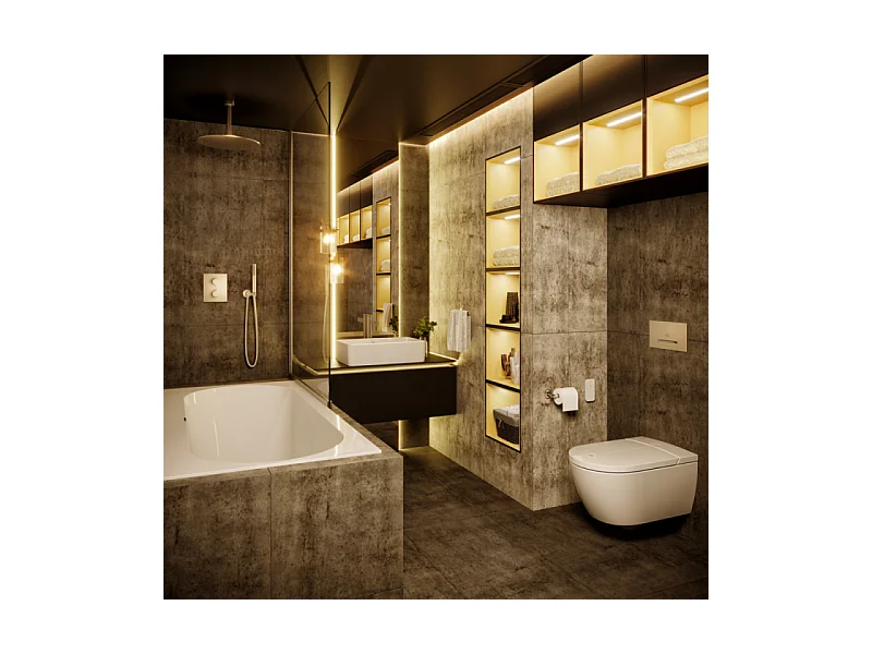 Baignoire droite 180 X 80 VILLEROY & BOCH Oberon 2.0 blanc mat