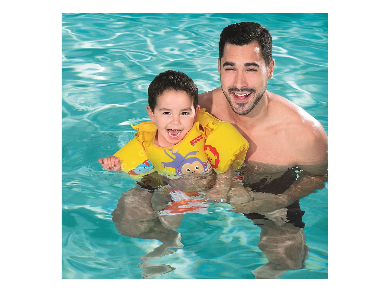 Brassards et Gilet - Fisher Price - Jaune