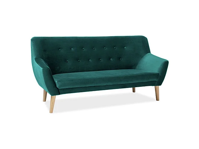 Sofa NORDIC 3 VELVET zielona