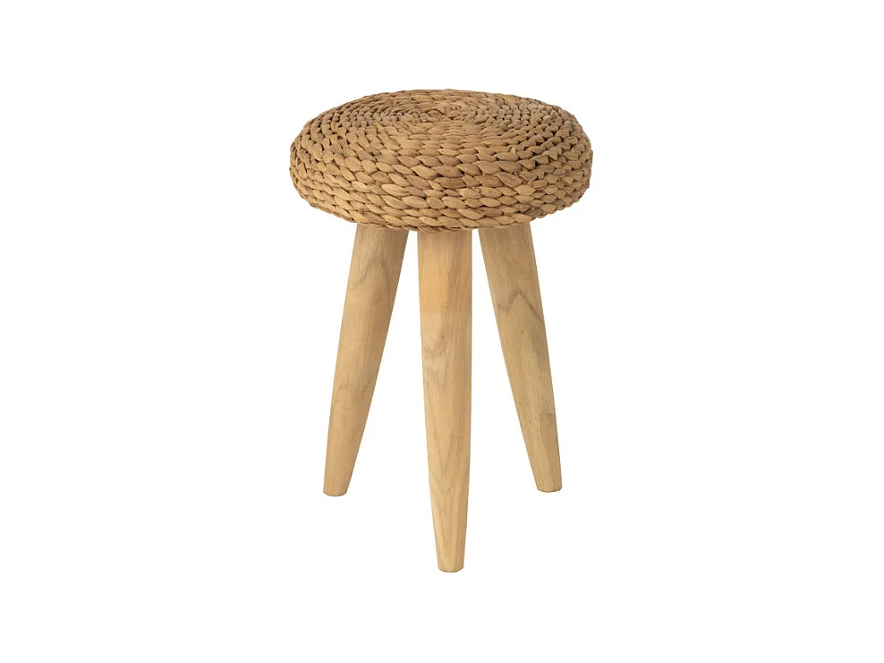 Tabouret Design en Teck "Puglia" 40cm Naturel