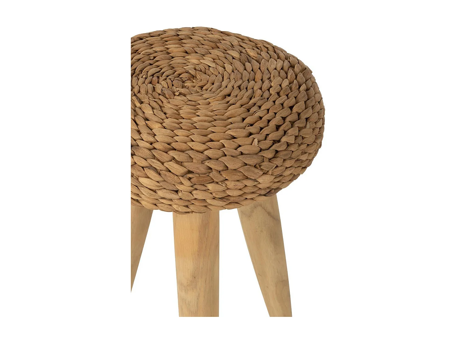 Tabouret Design en Teck "Puglia" 40cm Naturel