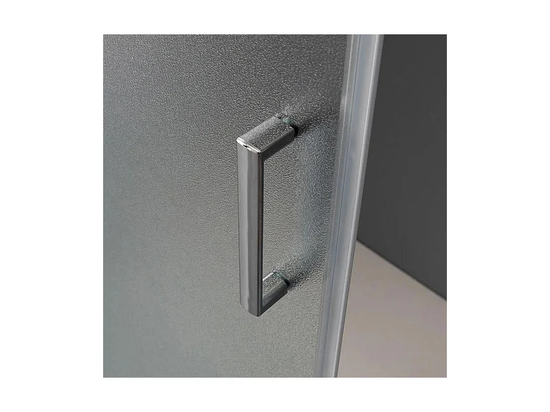 Kabina prysznicowa kwadratowa z drzwiami przesuwnymi "Genova Two" ze szkła hartowanego nieprzezroczystego cm 70x70 185h