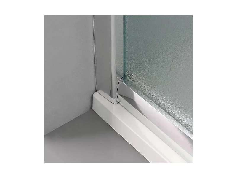 Półokrągłe pudełko na dokumenty „Genova” z 2 ante scorrevoli z nieprzezroczystego szkła umiarkowanego cm 80x80 185h