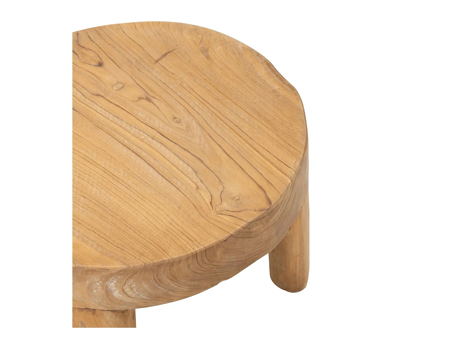 Lot de 2 Tables Basses "Tek" 50cm Naturel