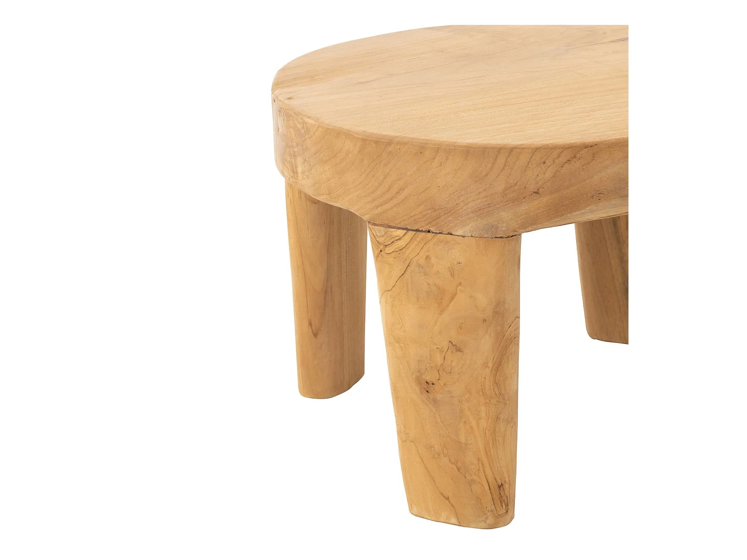 Lot de 2 Tables Basses "Tek" 50cm Naturel
