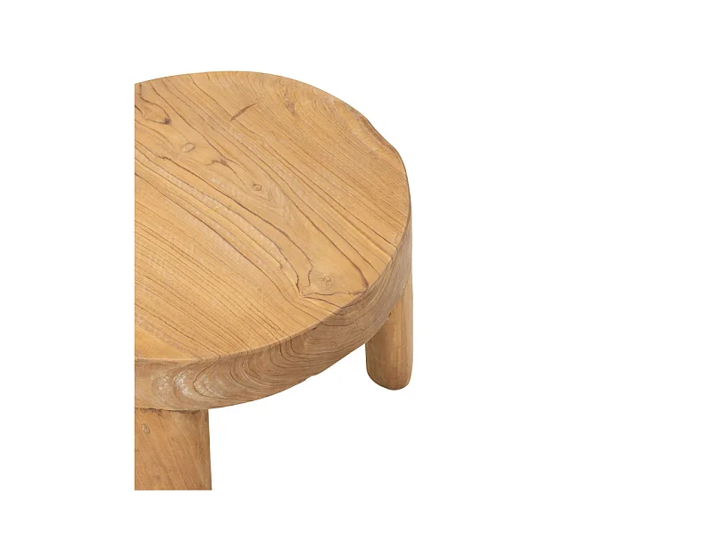 Lot de 2 Tables Basses "Tek" 50cm Naturel