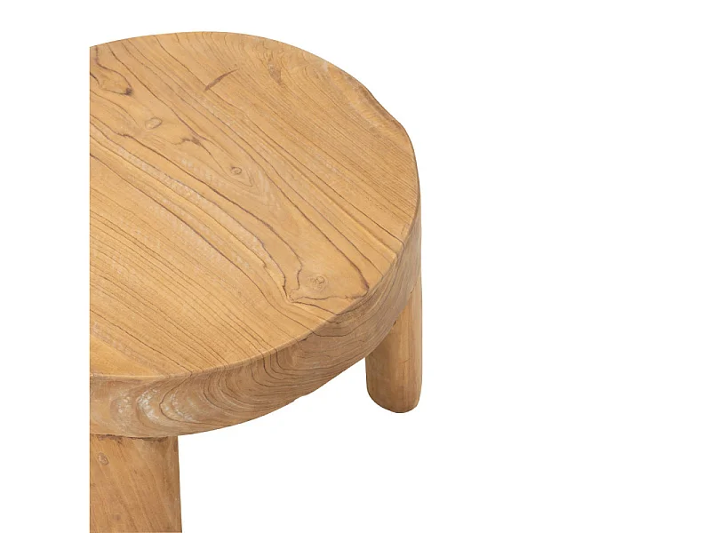 Lot de 2 Tables Basses "Tek" 50cm Naturel