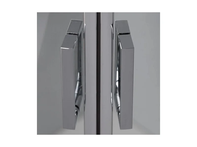 Box doccia semicircolare con ante scorrevoli "Ferrara Two" in vetro temperato cm 90x90 195h