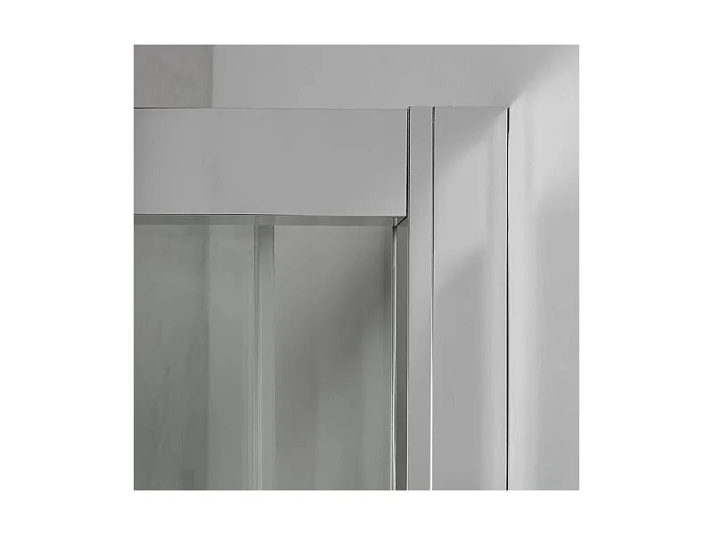 Box doccia semicircolare con ante scorrevoli "Ferrara Two" in vetro temperato cm 90x90 195h