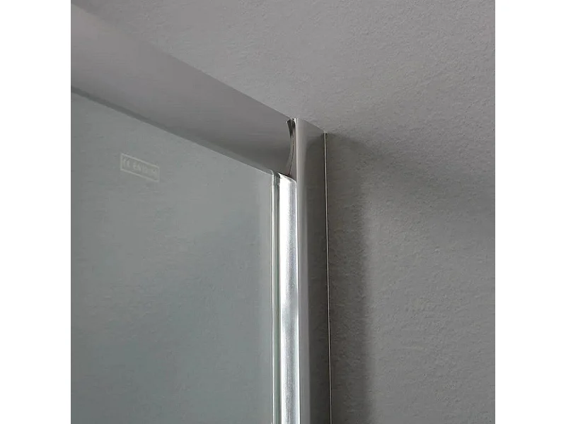 Boîte doccia semi-circulaire "Genova" avec 2 ante scorrevoli en vert temperato lucide cm 90x90 185h