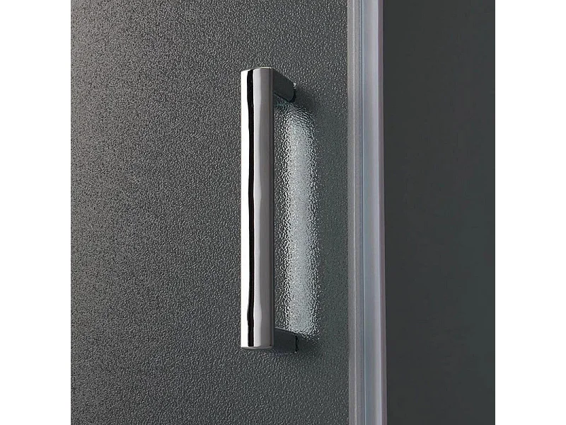 Kabina prysznicowa kwadratowa z drzwiami przesuwnymi "Genova Two" ze szkła hartowanego nieprzezroczystego cm 90x90185h