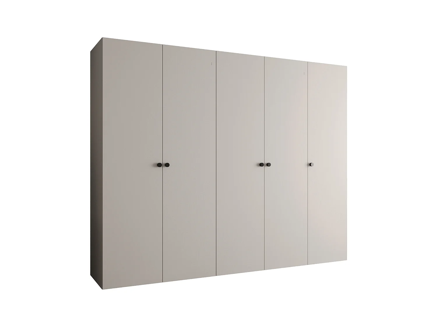 Drehtürenschrank Parma 1 202/250/52 5-türig (Kaschmir)