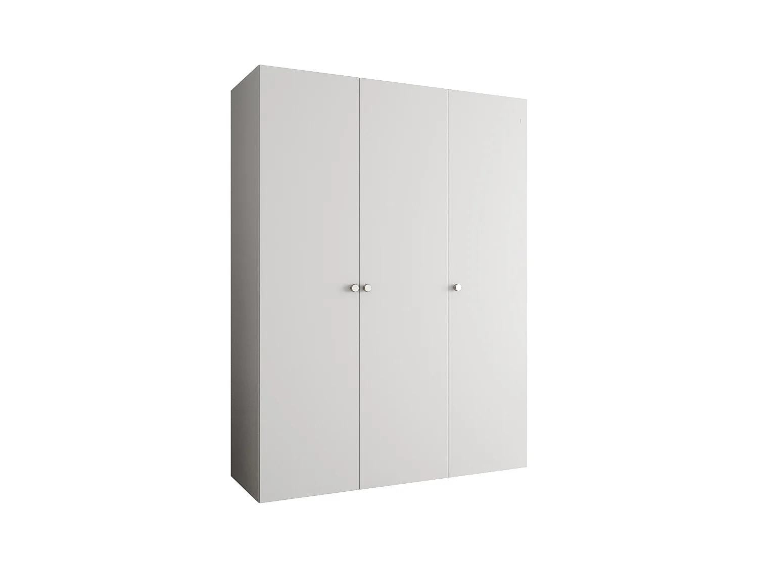 Armoire à portes battantes Parma 1 202/150/52 3 portes (Blanc)