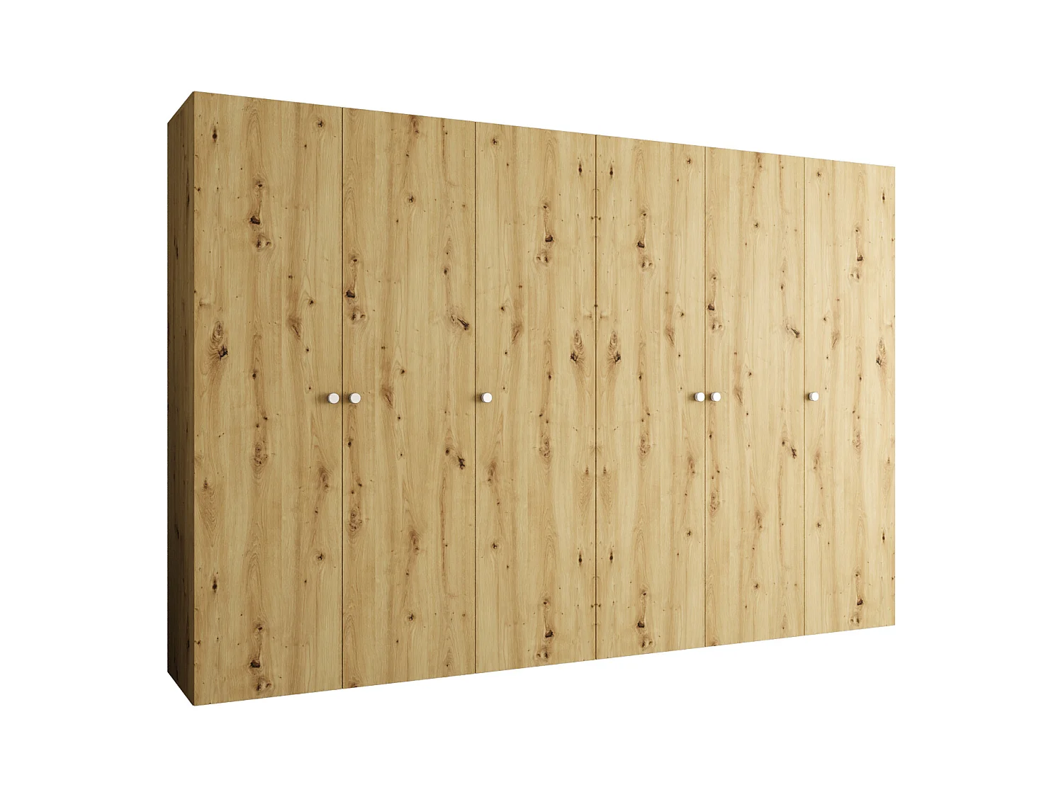 Armoire à portes battantes Parma 1 202/300/52 6 portes (Artisan)