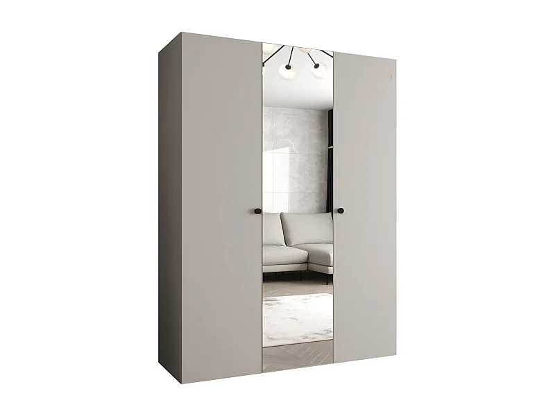 Armoire à portes battantes Parma 2 202/150/52 3 portes (Cachemire)