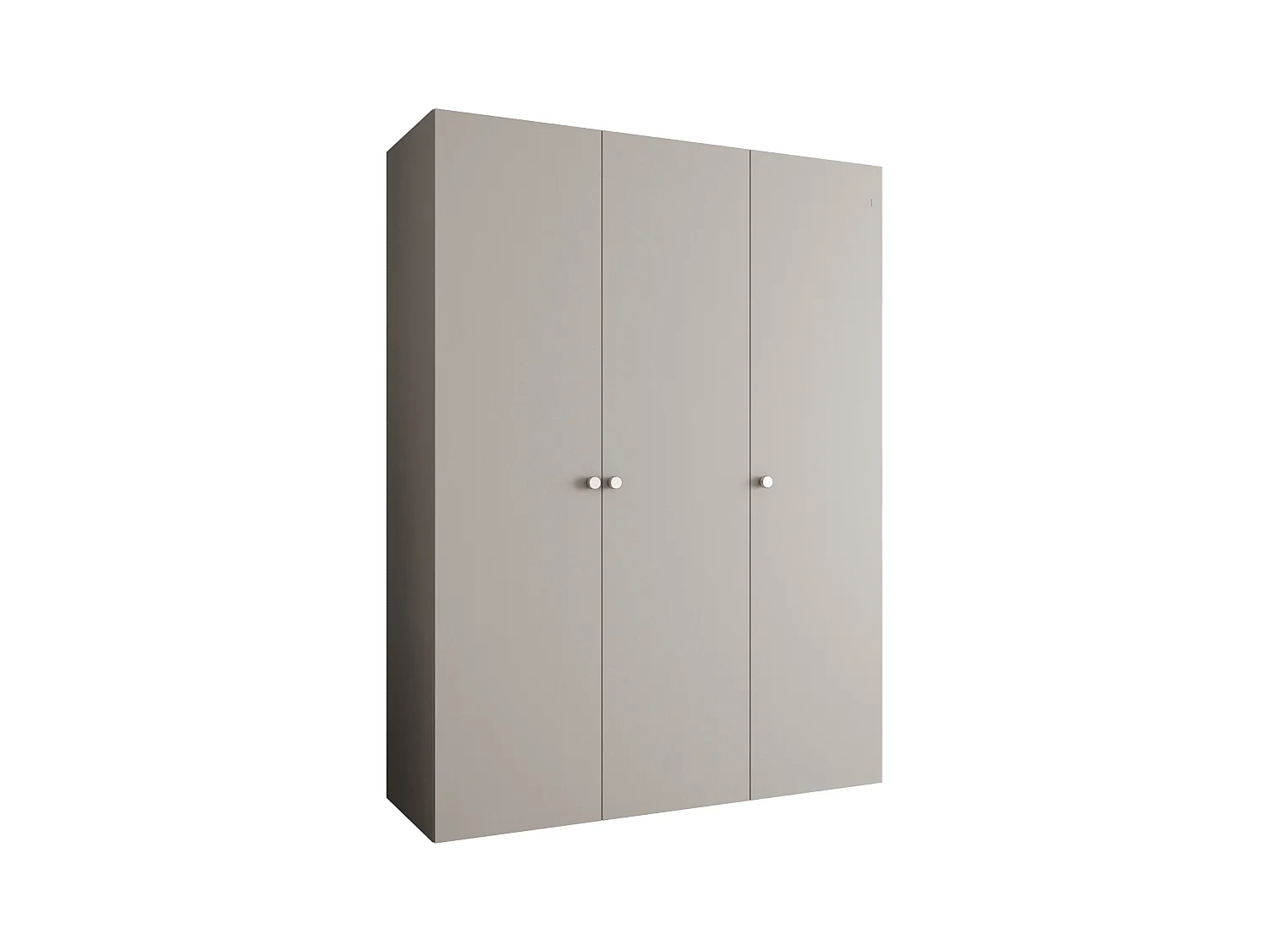 Drehtürenschrank Parma 1 202/150/52 3-türig (Kaschmir)