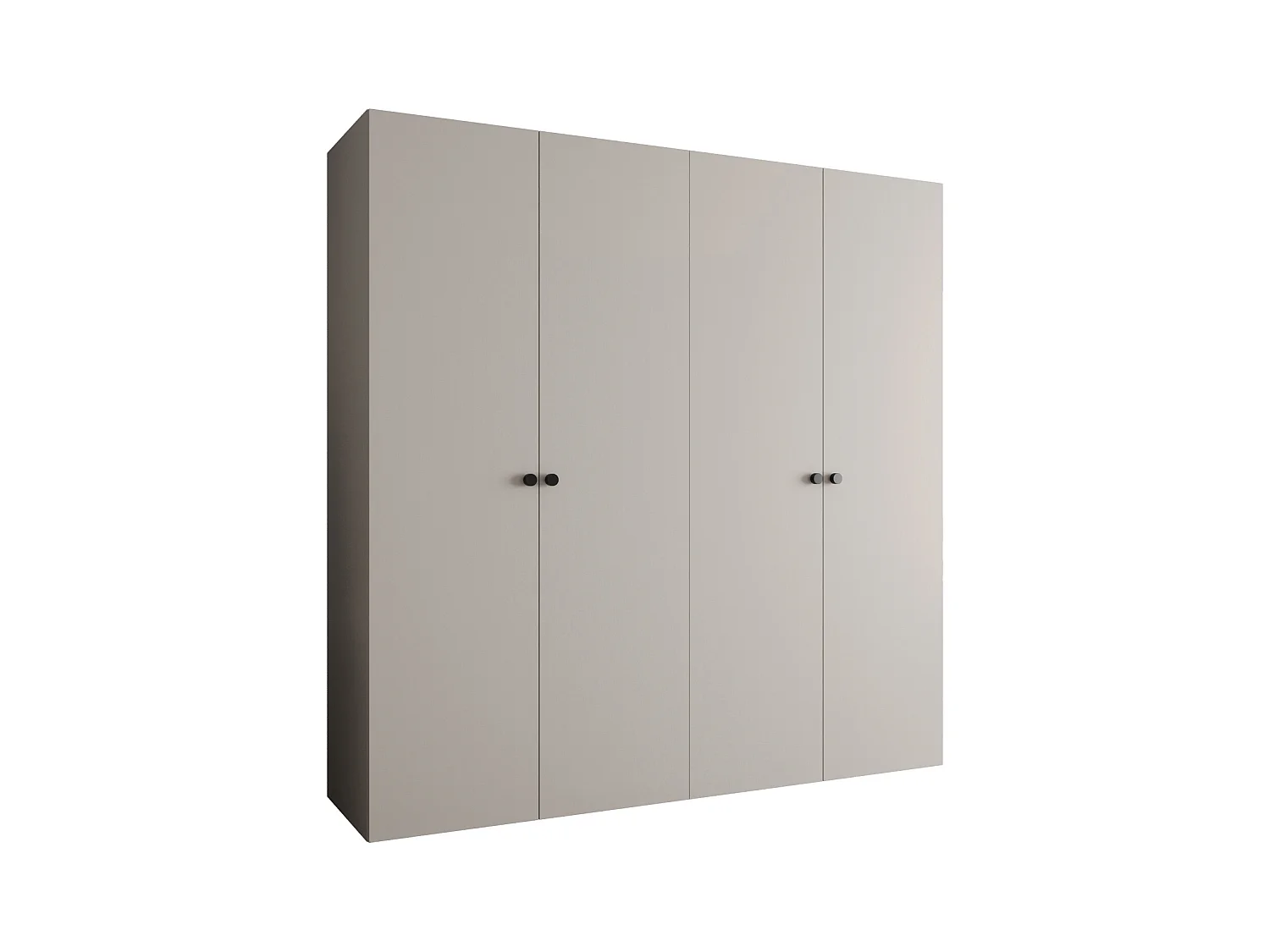 Drehtürenschrank Parma 1 202/200/52 4-türig (Kaschmir)