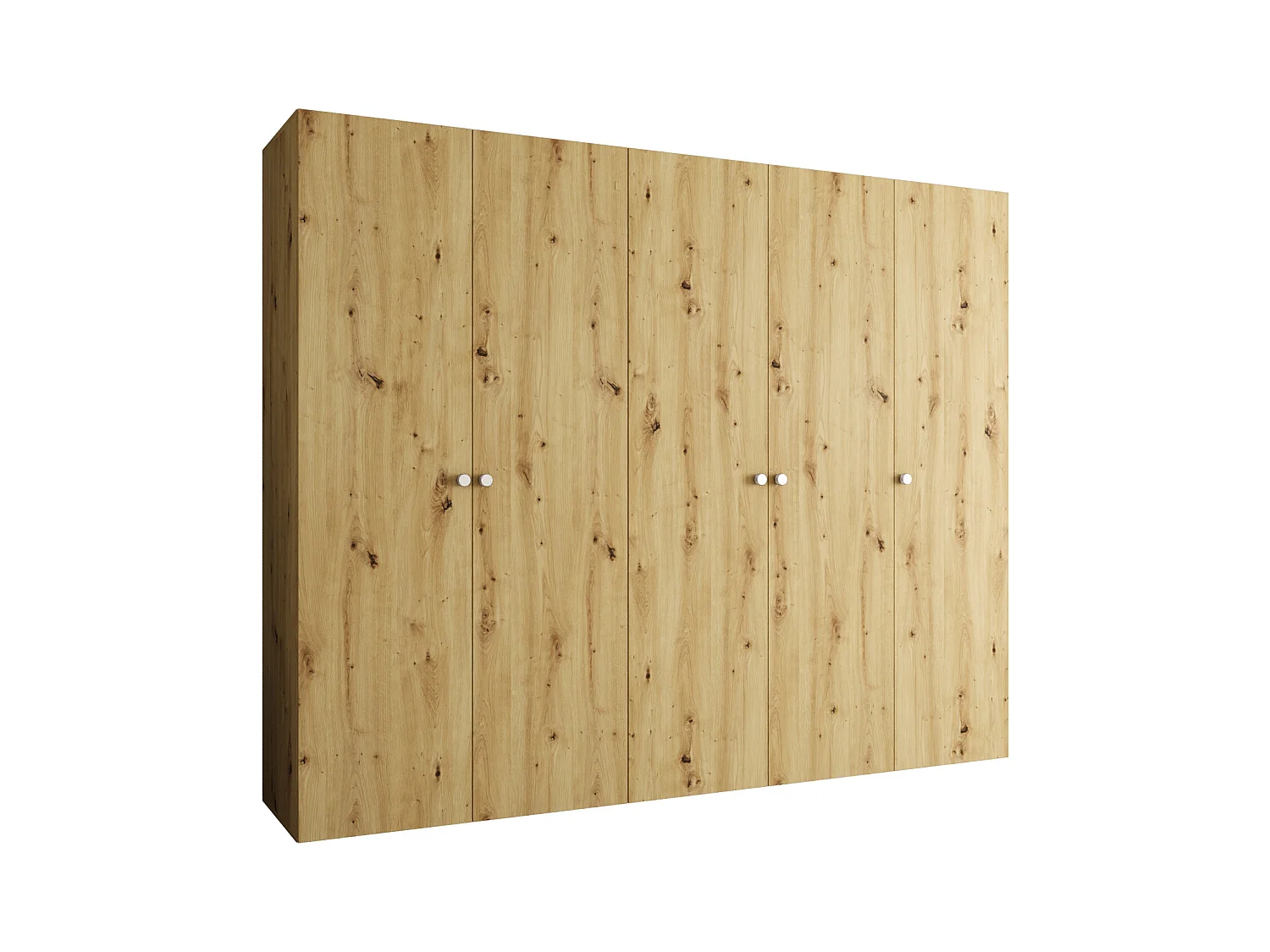 Armoire à portes battantes Parma 1 202/250/52 5 portes (Artisan)