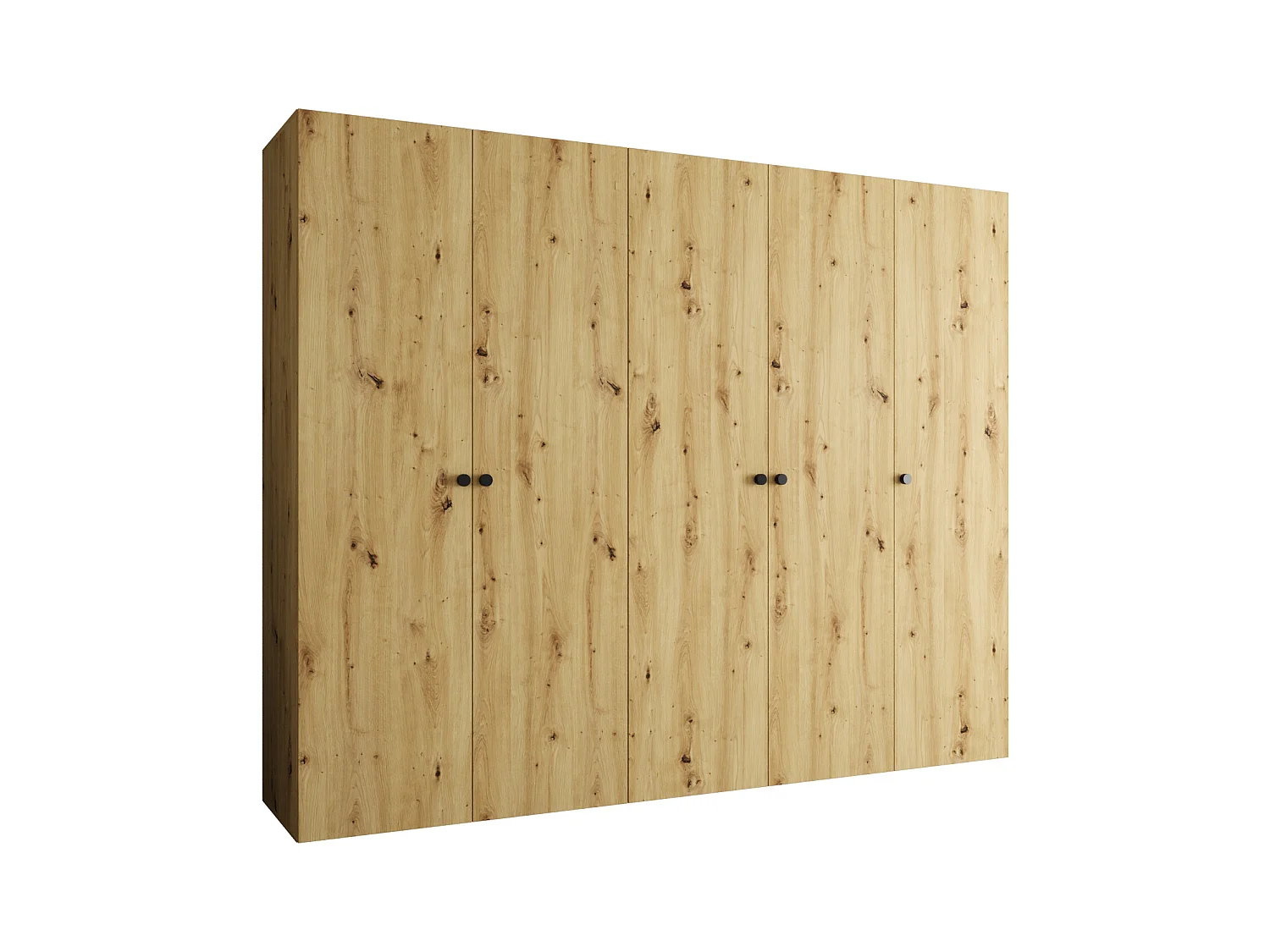 Armoire à portes battantes Parma 1 202/250/52 5 portes (Artisan)