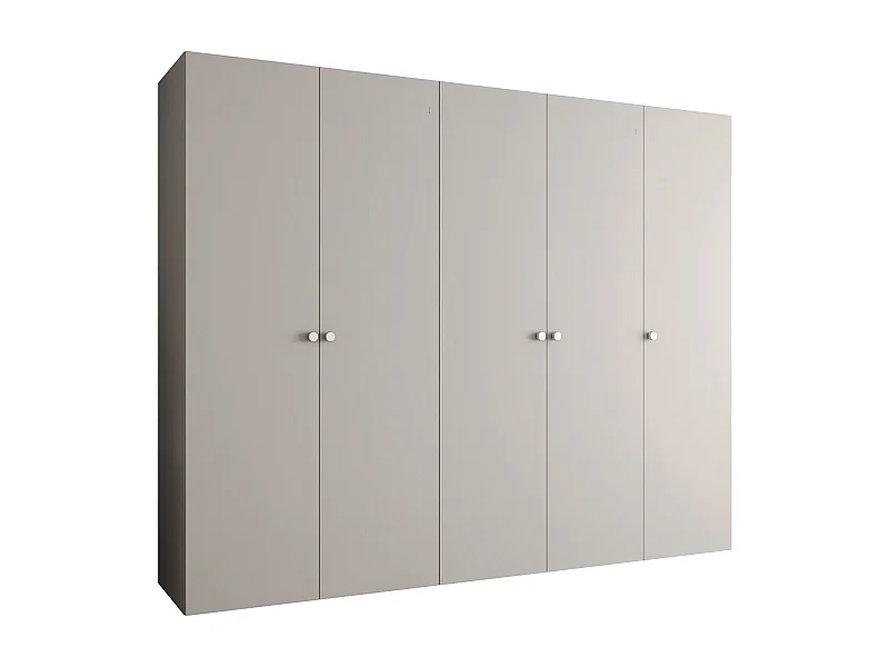 Drehtürenschrank Parma 1 202/250/52 5-türig (Kaschmir)