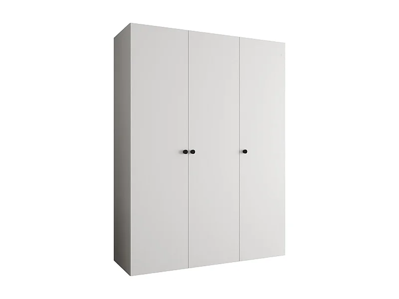 Armoire à portes battantes Parma 1 202/150/52 3 portes (Blanc)
