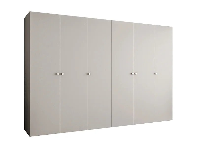 Drehtürenschrank Parma 1 202/300/52 6-türig (Kaschmir)
