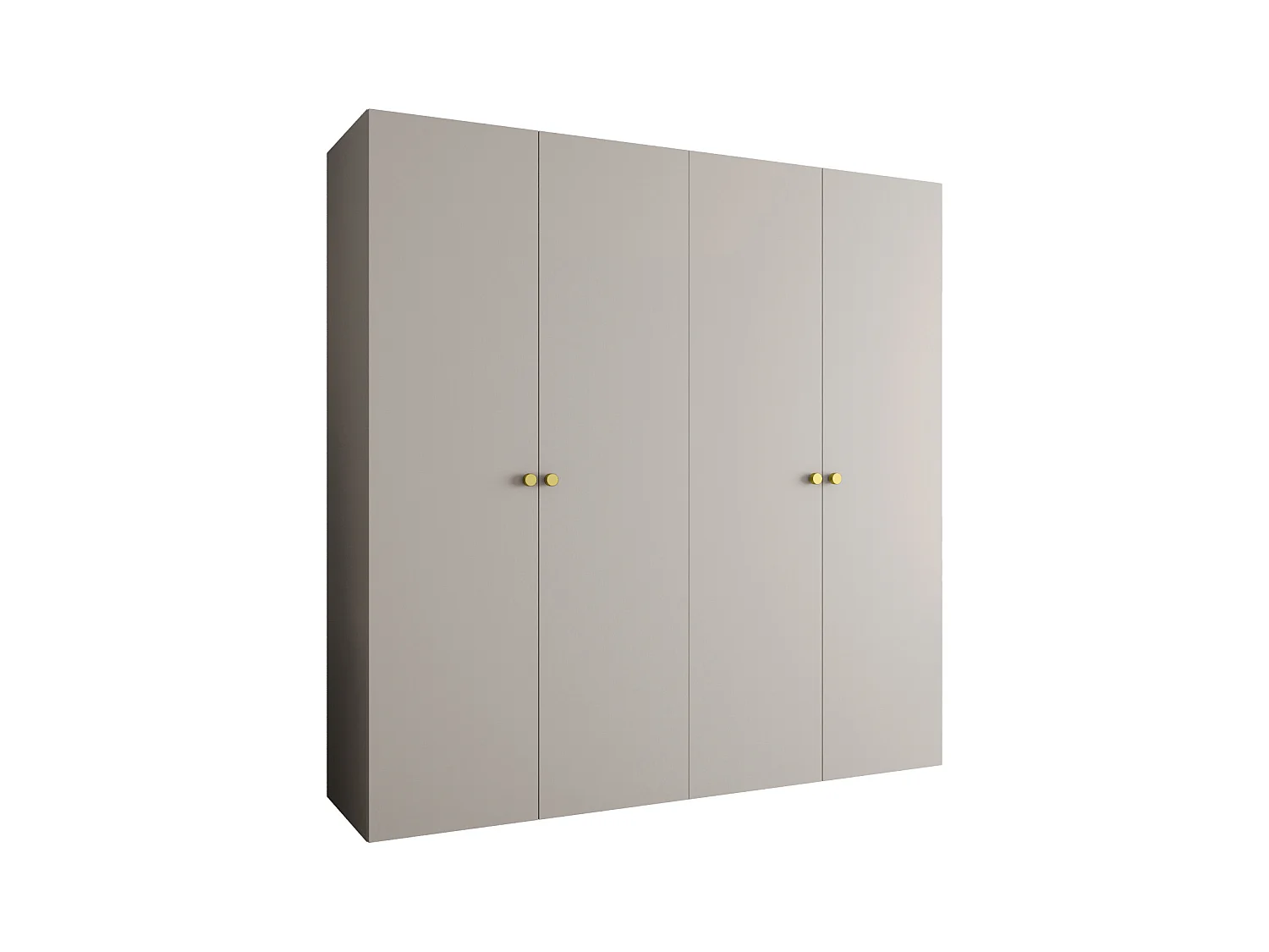 Kleerkast Parma 1 202/200/52 4-deurs (kasjmier)