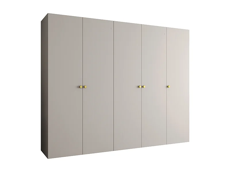Drehtürenschrank Parma 1 202/250/52 5-türig (Kaschmir)