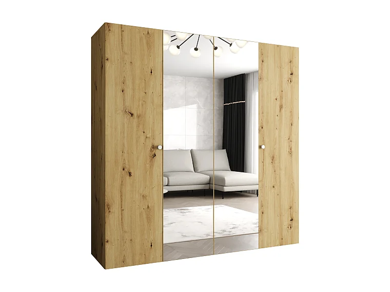 Drehtürenschrank Parma 2 202/200/52 4-türig (Artisan)