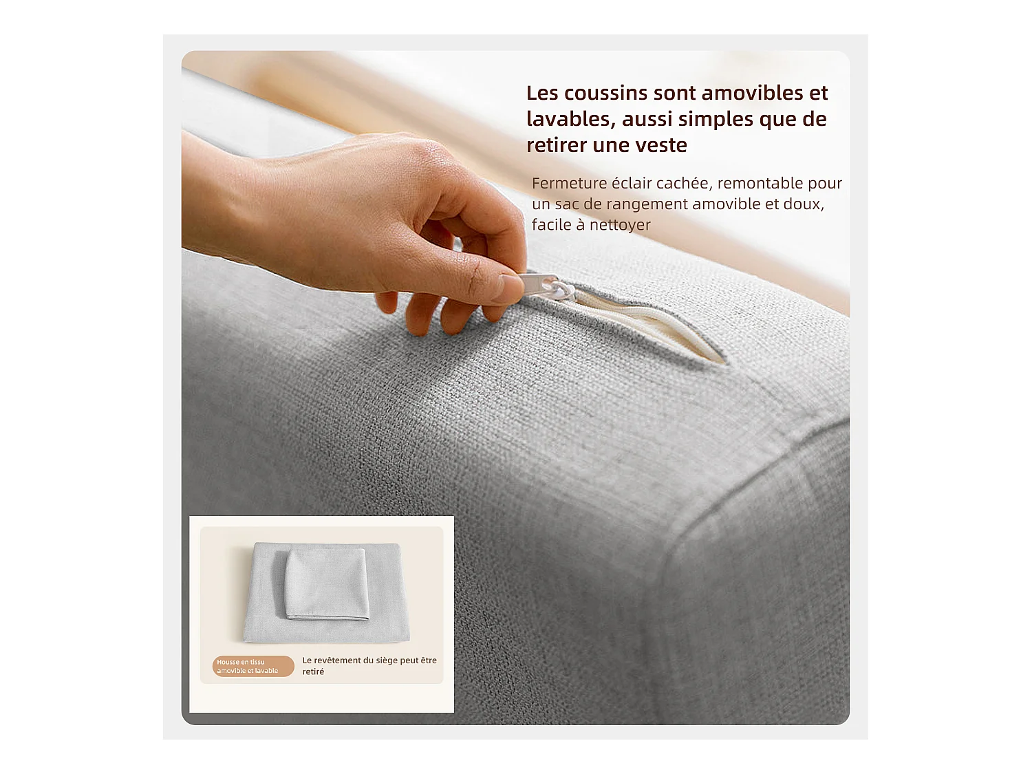 Canapé-lit Extensible 150 cm, Canapé avec Fonction de Couchage et Espace de Rangement, Canapé Convertible pour Petits espaces et Salon, Gris foncé et Blanc (150 cm)