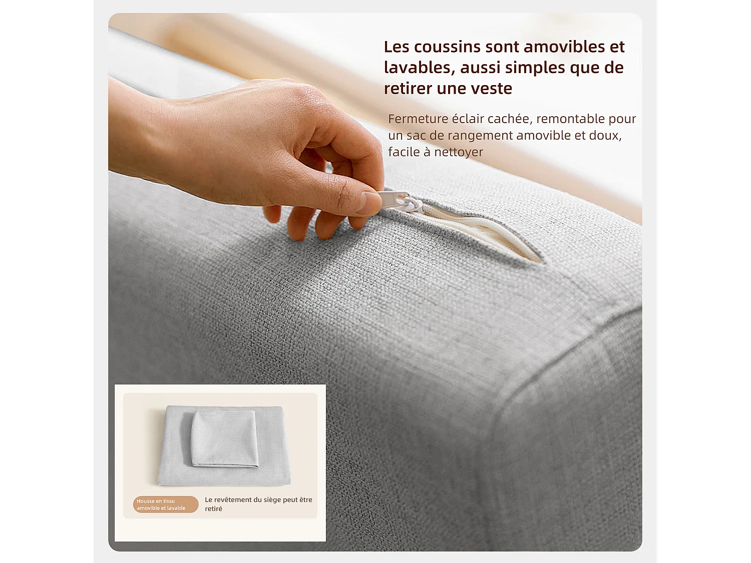 Canapé-lit Extensible 150 cm, Canapé avec Fonction de Couchage et Espace de Rangement, Canapé Convertible pour Petits espaces et Salon, Gris foncé et Blanc (150 cm)