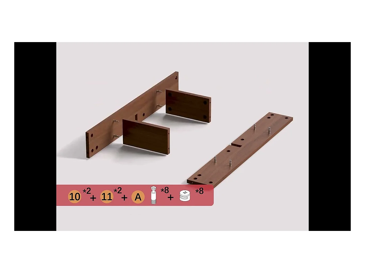 Table Basse Extensible, Design Rectangulaire, 120-208 cm, Rangement Caché, Moderne et Pratique, Noyer