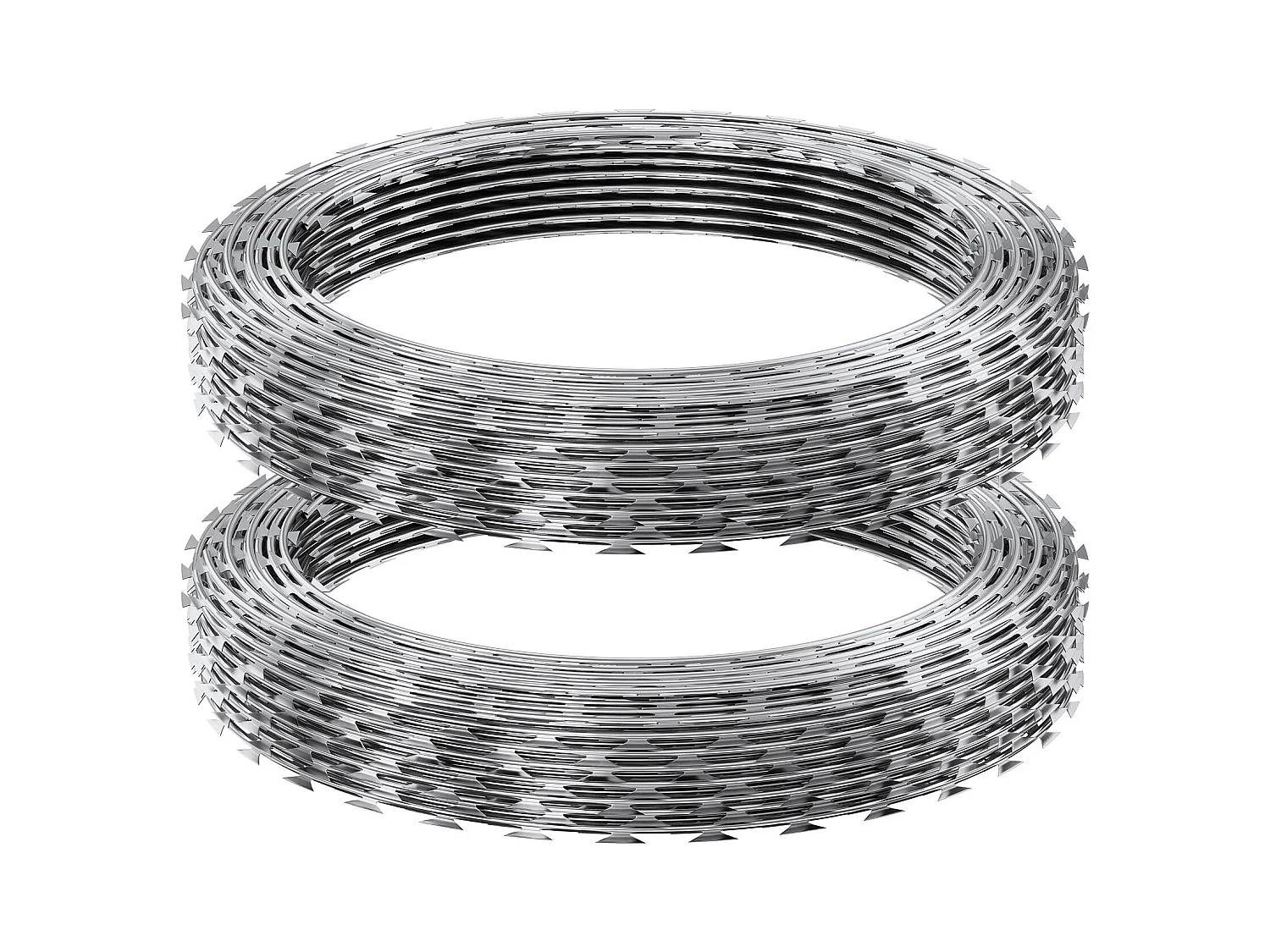 Clôture en Fil de Fer Barbelé pour Clôture de Rasoir, Fil de Fer Barbelé SucceBuy 30 m 2 Rouleaux