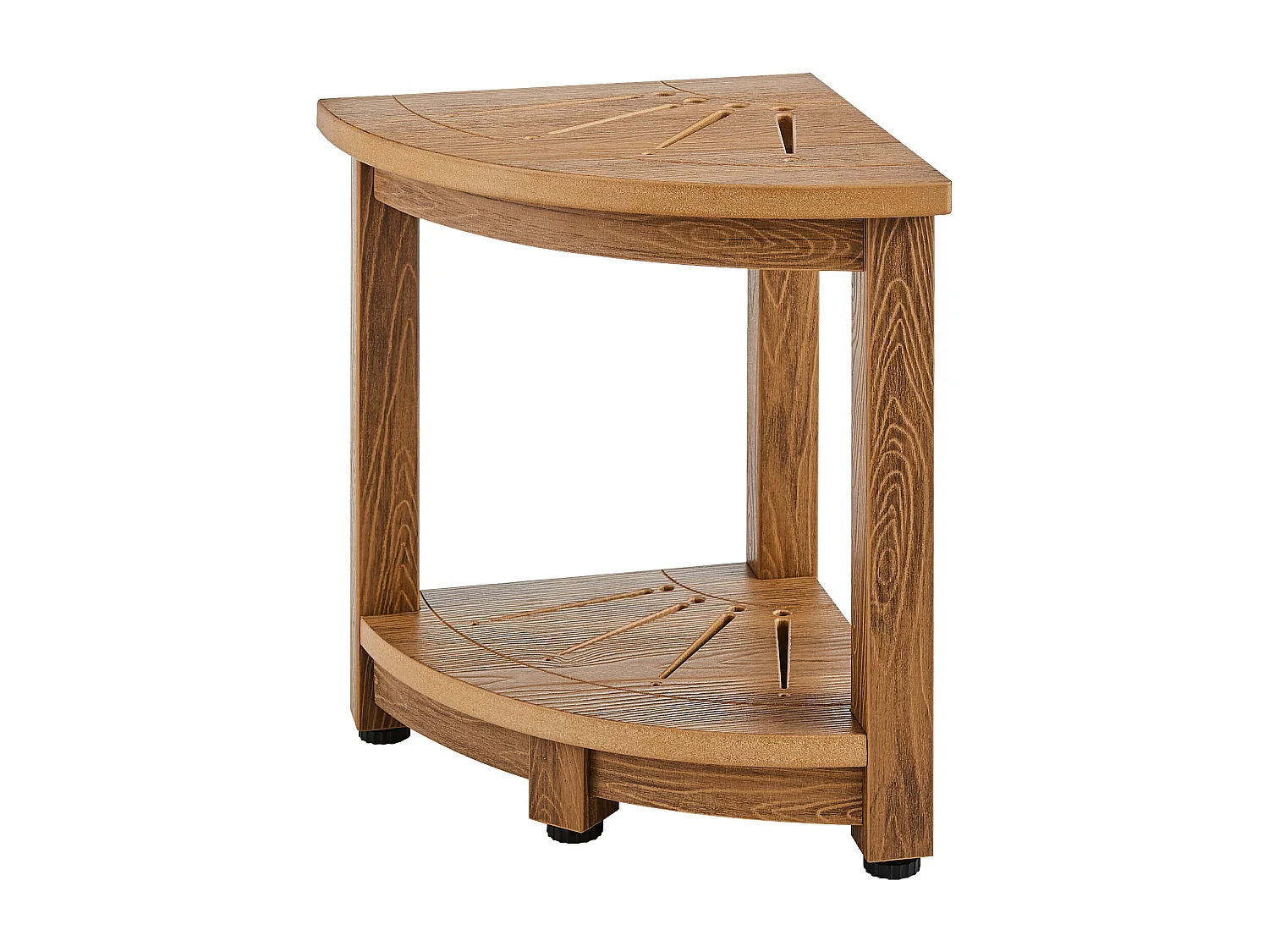 Eckduschbank SucceBuy, 430 mm H × 325 mm R aus Polystyrol, für Badezimmer mit Innendusche