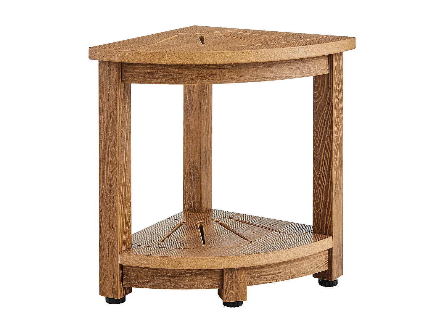 Eckduschbank SucceBuy, 430 mm H × 325 mm R aus Polystyrol, für Badezimmer mit Innendusche