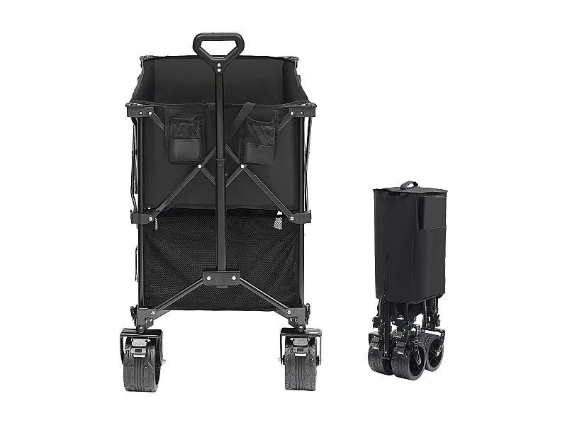 Chariot Pliable SucceBuy Chariot Pliable 400 L Chariot de Plage Robuste Capacité de 204.11 kg