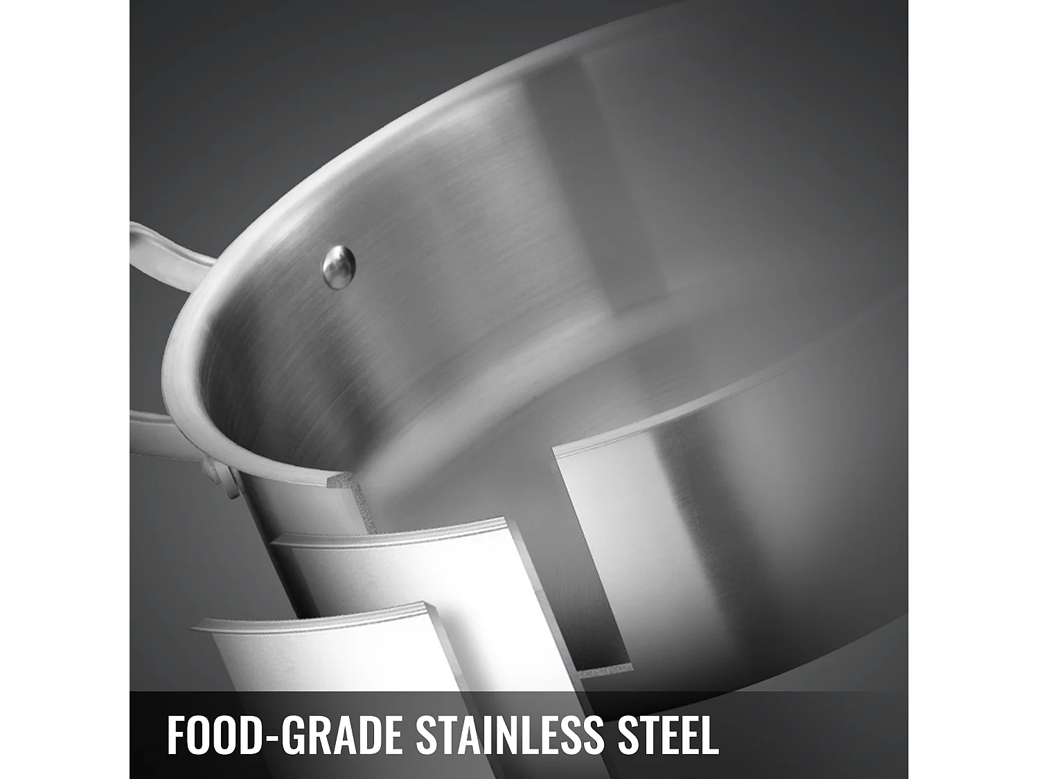 Cuiseur SucceBuy Ensemble de Cuiseur Vapeur à 5 Niveaux en Acier Inoxydable de 30 cm avec Couvercle en Verre - Design Élégant et Polyvalent