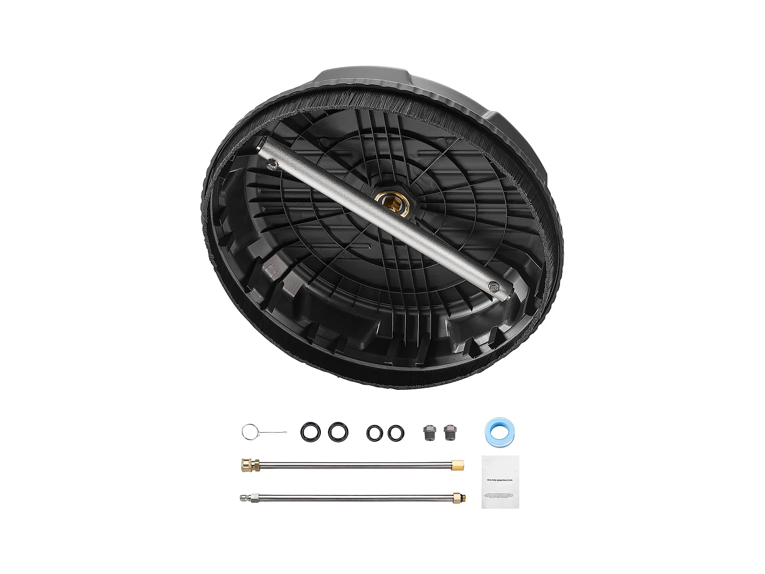 Detergente per Superfici SucceBuy Idropulitrice per Superfici da 38.5cm, 210.92 Kgf/cm², Plastica, 2 Lance Estensibili.