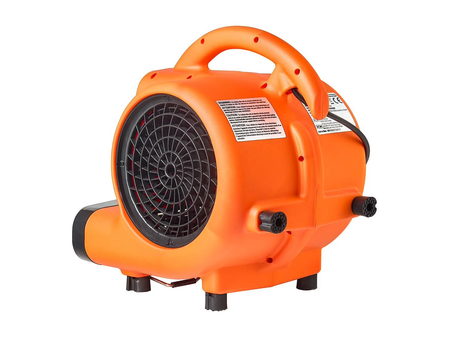 Bodenbläser SucceBuy, Luftmotor 1380 U/Min 1000 CFM, 4 Winkel, 3 Geschwindigkeitsstufen