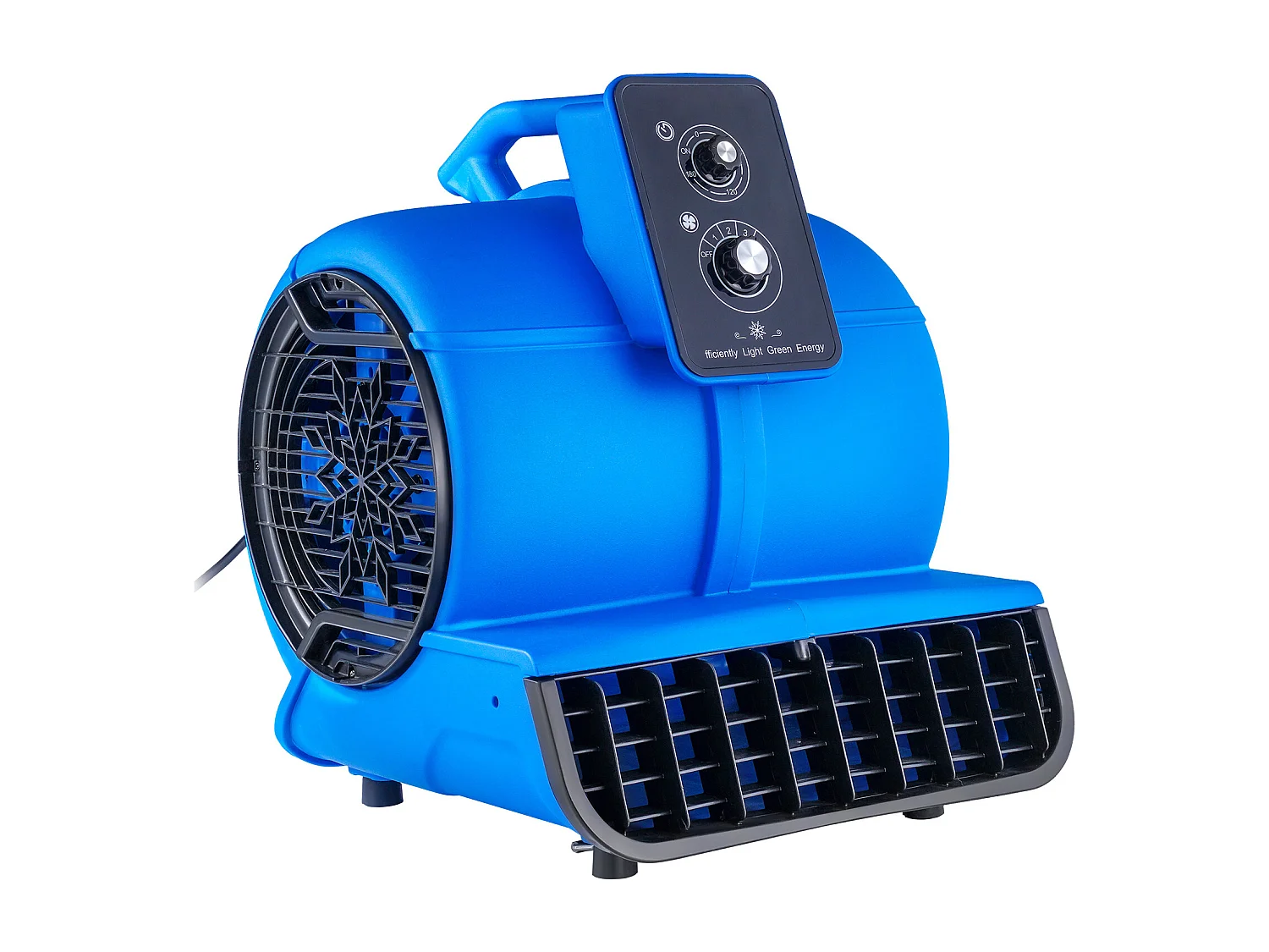 Souffleur de Sol SucceBuy - 1250 tr/min, 2600 pi3/min, 4 Angles de Soufflage, 3 Vitesses, Portable pour le Séchage et le Refroidissement