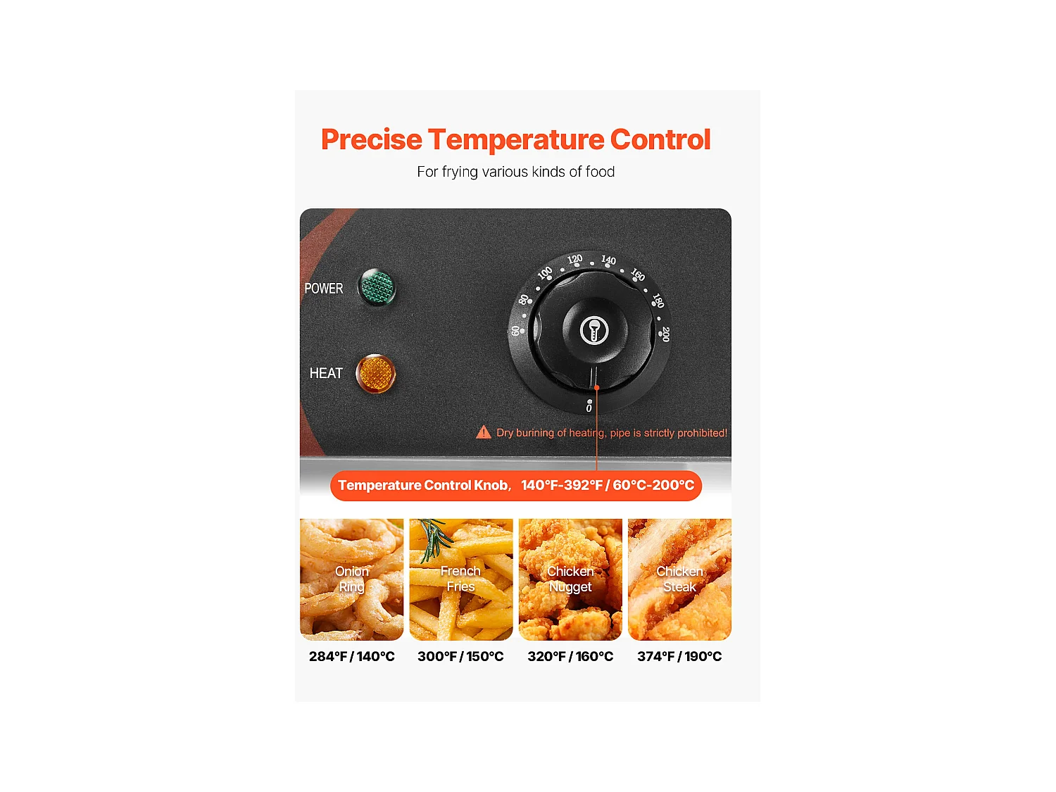 Friteuse SucceBuy 5000W 12L Friteuse Électrique Commerciale à Double Réservoir en Acier Inoxydable
