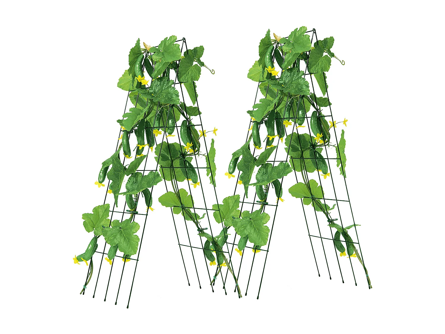 Treillis pour Concombres SucceBuy Treillis Pliable pour Concombres 99.06 x 81.28 cm pour Plantes de Jardin