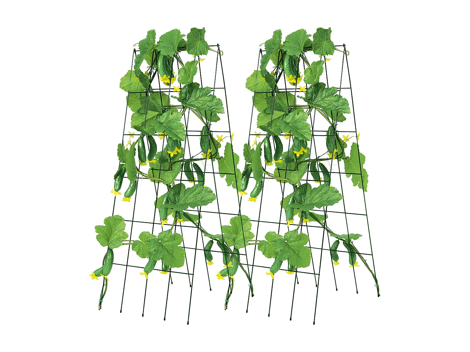 Treillis pour Concombres SucceBuy Treillis Pliable pour Concombres 99.06 x 81.28 cm pour Plantes de Jardin