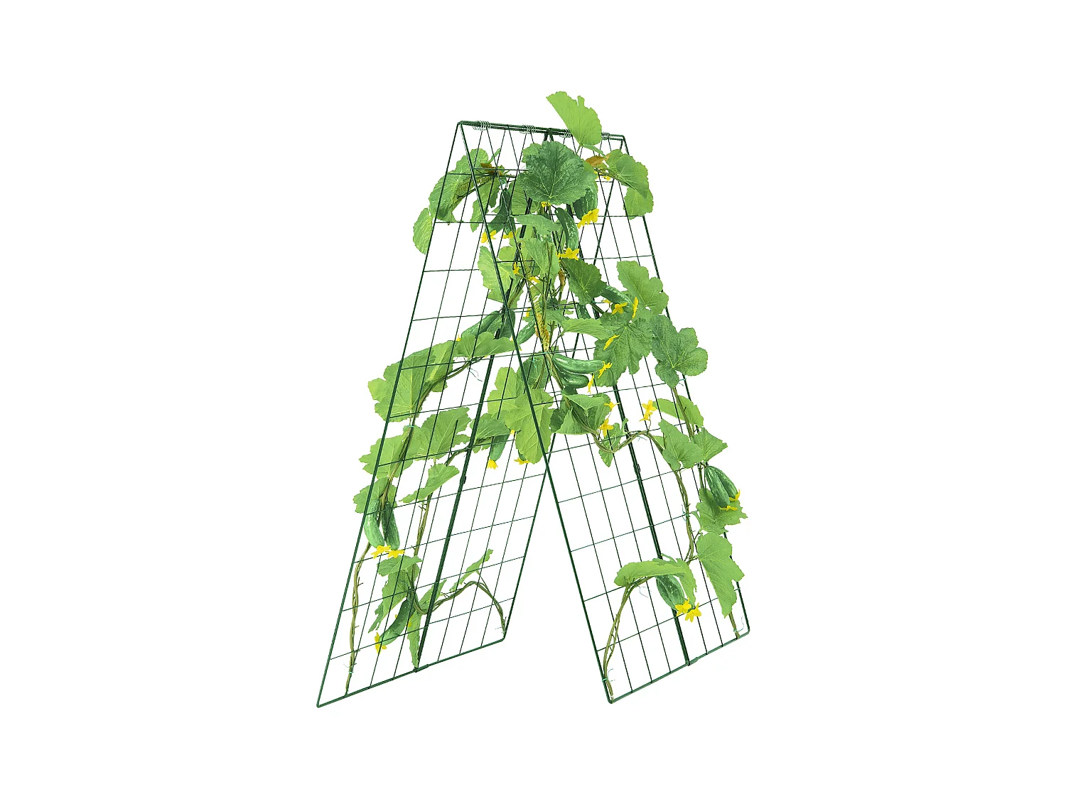 Treillis pour Concombres SucceBuy A-Frame, Treillis Métallique Pliable 116.84 x 81.28cm