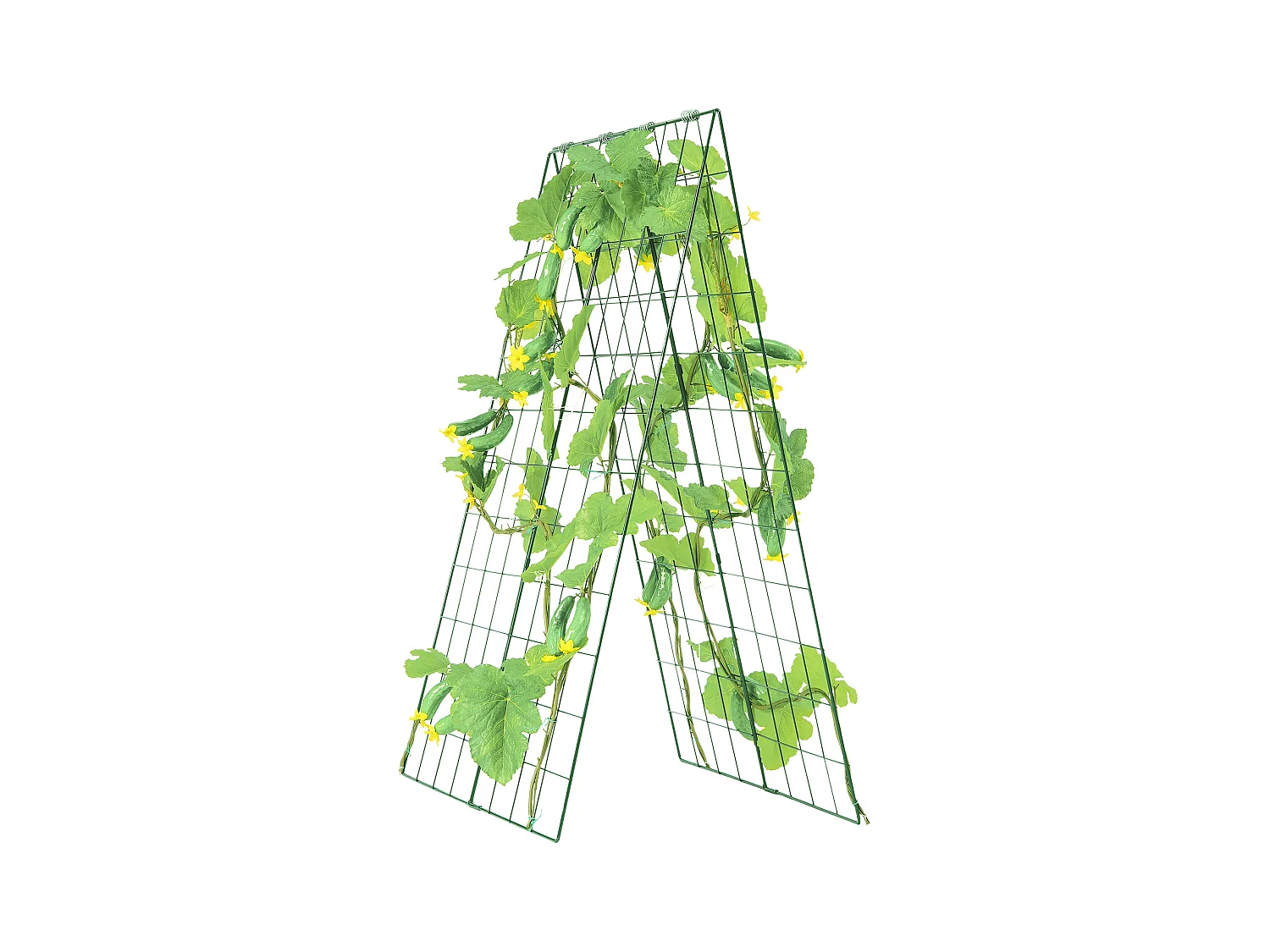 Treillis pour Concombres SucceBuy A-Frame, Treillis Métallique Pliable 116.84 x 81.28cm