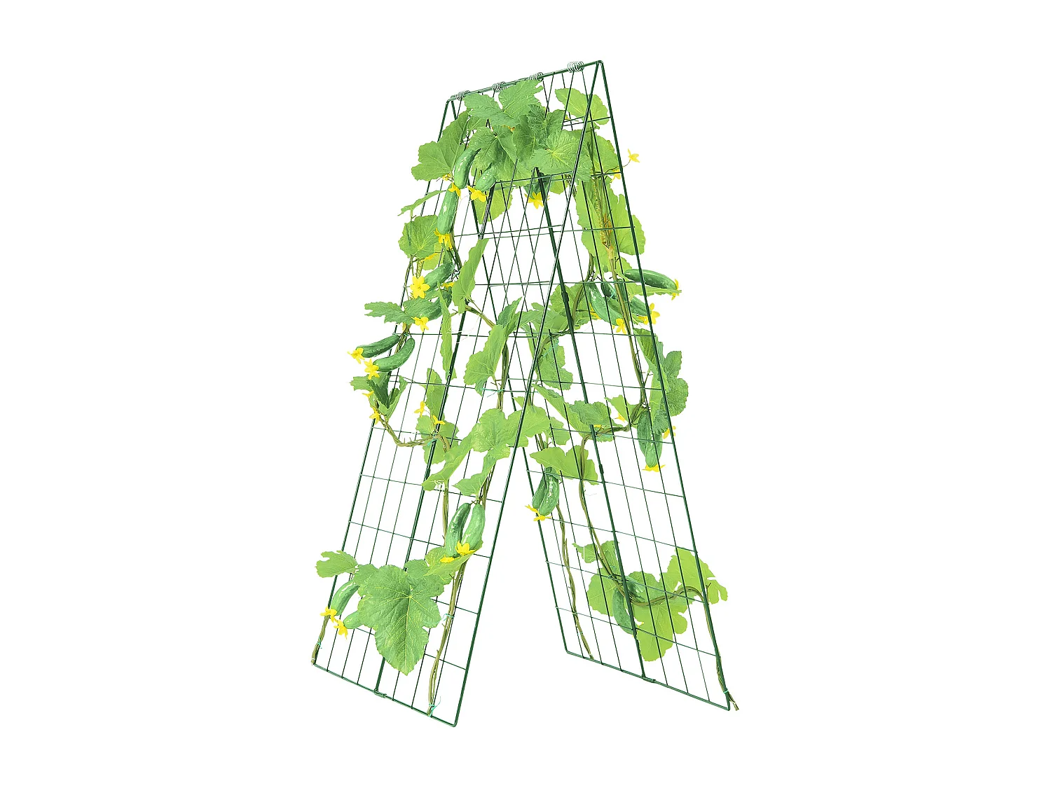 Treillis pour Concombres SucceBuy A-Frame, Treillis Métallique Pliable 116.84 x 81.28cm
