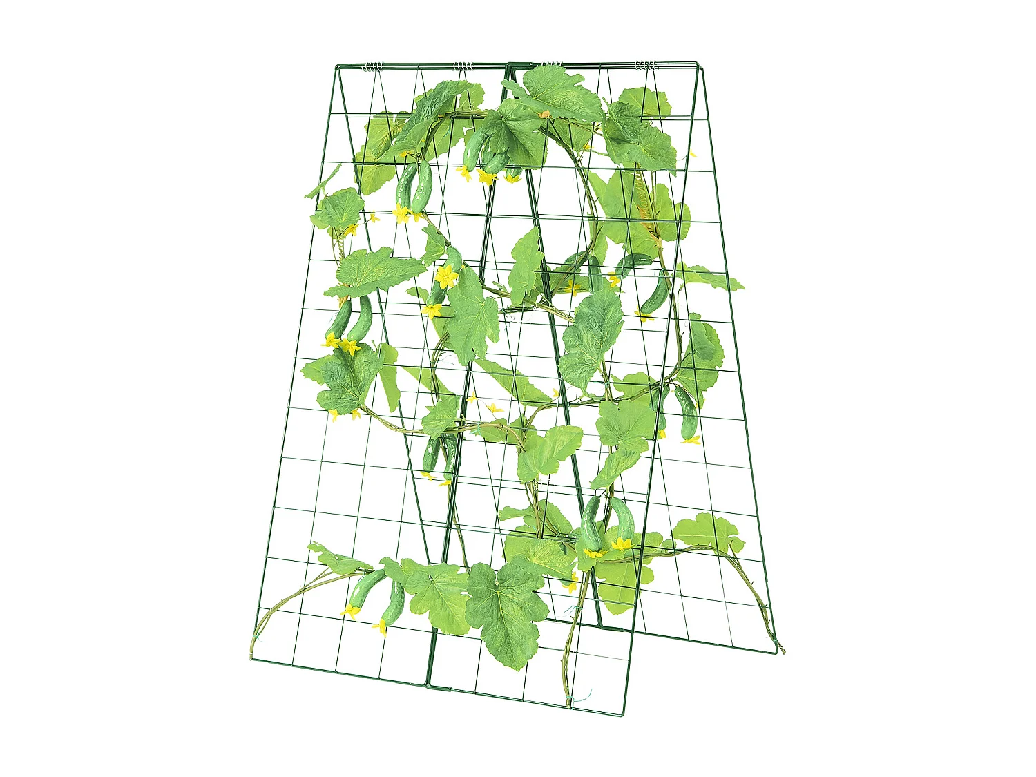 Treillis pour Concombres SucceBuy A-Frame, Treillis Métallique Pliable 116.84 x 81.28cm