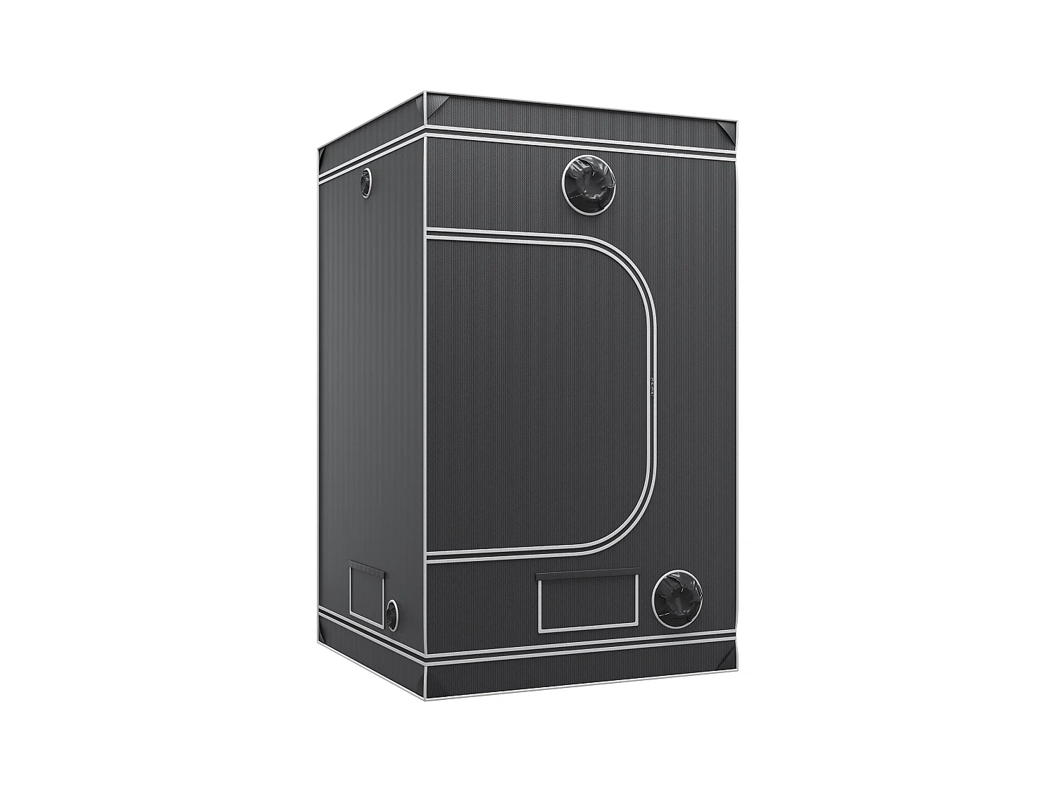 Tente de Culture SucceBuy 122x122x203 cm, avec Fenêtre d'Observation, Sac à Outils, Plateau de Sol pour Culture de Plantes d'Intérieur