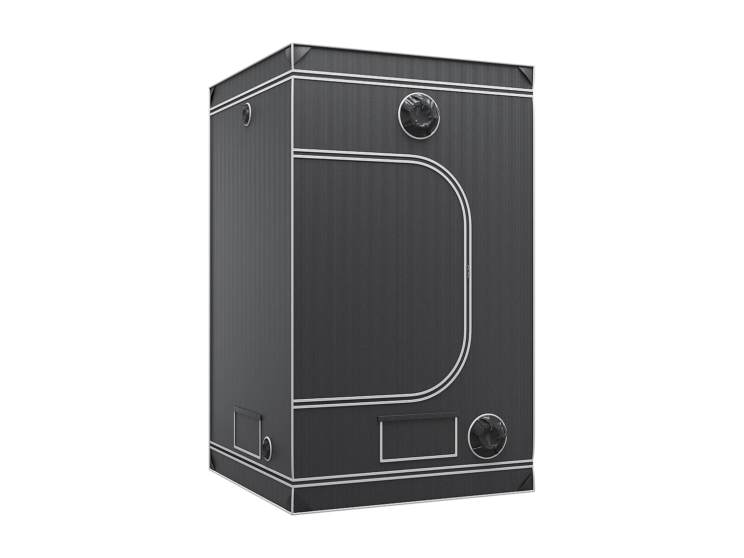 Tente de Culture SucceBuy 122x122x203 cm, avec Fenêtre d'Observation, Sac à Outils, Plateau de Sol pour Culture de Plantes d'Intérieur